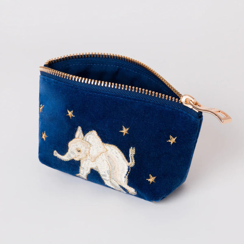 Coin Purse - Navy Elephant Conservation