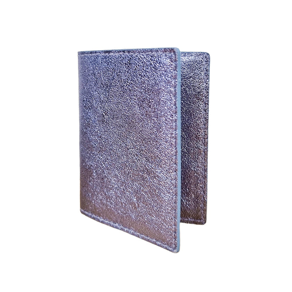 Metallic Card Wallet - Lilac