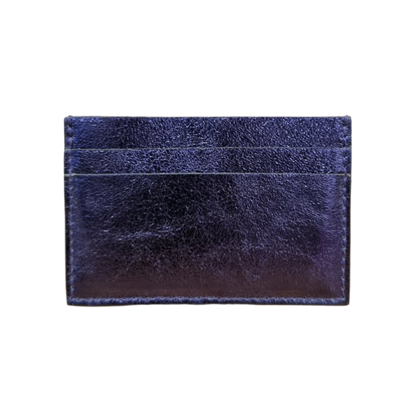 Metallic Card Holder - Purple