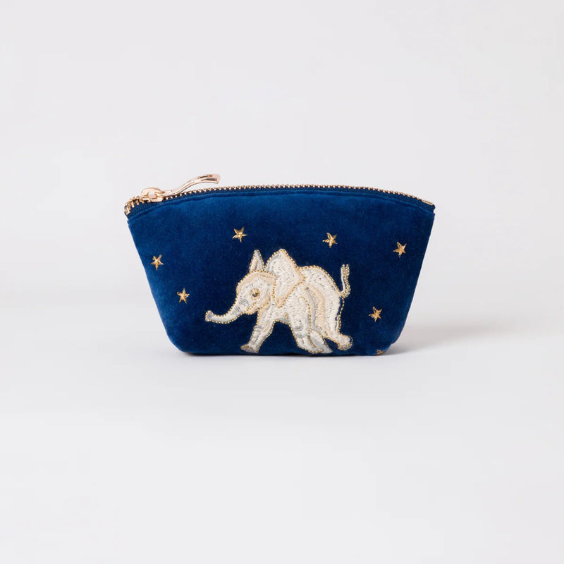 Coin Purse - Navy Elephant Conservation