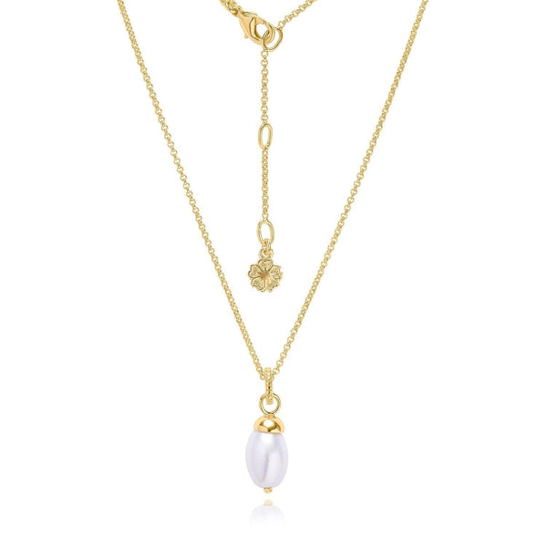 Aphrodite Natural Pearl Pendant Necklace