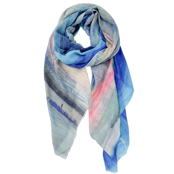 Layered Tide Scape Scarf