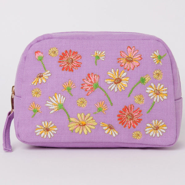 Cosmetics Bag - Lilac Wildflower