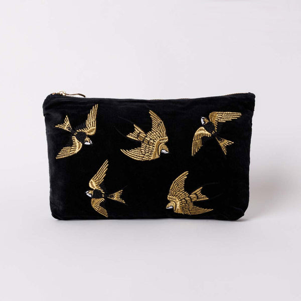 Everyday Pouch - Charcoal Swallow